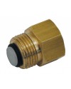 Non-return check valve - Straight raw brass body