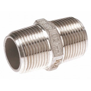 Mamelon hexagonal inox mâle