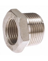 Réduction hexagonale inox Mâle / Femelle