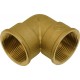 90° Brass elbow - F/F