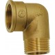 90° Brass street elbow - M/F