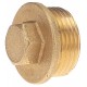 Hexagonal Brass plug - Male