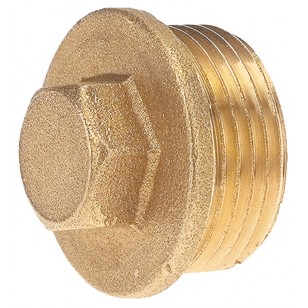 Hexagonal Brass plug - Male