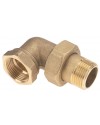 Brass Union Elbow - M/F - Flat gasket