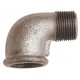 90° Elbow - M/F - Galvanized Cast Iron