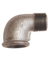 90° Elbow - M/F - Galvanized Cast Iron