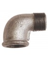 90° Elbow - M/F - Galvanized Cast Iron