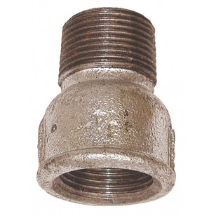 Equal beaded Socket - M/F - Galvanized Cast Iron