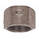 Female hexagonal cap beaded - Galvanized Cast Iron