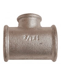 Reducing tee - F/F/F - Galvanized Cast Iron