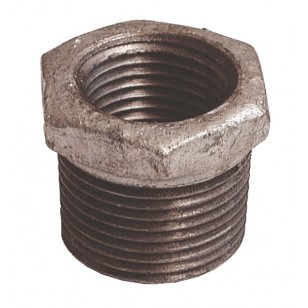 Reducing socket - M/F - Galvanized Cast Iron