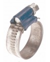 Zinc-plated clamp with screw