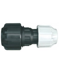 Straight polypropylene coupling - Universal x PE