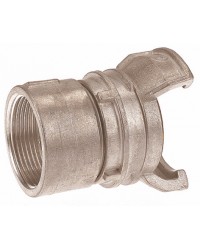 Aluminium Guillemin coupling - Female threaded with locking ring