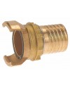 Raccord guillemin bronze - Cannelé avec verrou