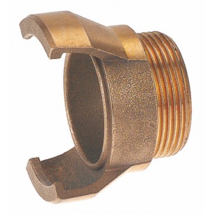 Raccord guillemin bronze - Mâle sans verrou