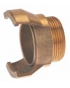 Raccord guillemin bronze - Mâle sans verrou