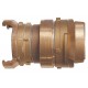 Sysmetrical Bronze reduced coupling