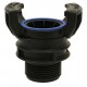 Polypropylene Guillemin coupling - Male threaded with locking ring