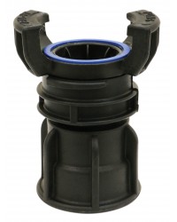 Polypropylene Guillemin coupling - Female threaded with locking ring