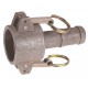 Coupler for hose pipe - Type C - NBR Gaskets - Aluminium