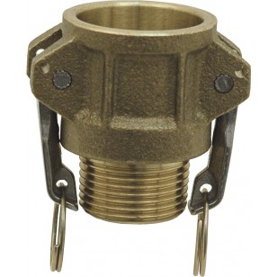 Coupleur mâle - Type B - Joints NBR - Laiton