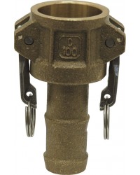 Coupler for hose pipe - Type C - NBR Gaskets - Brass