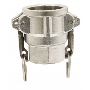 Coupleur femelle - Type D - Joints NBR - Inox