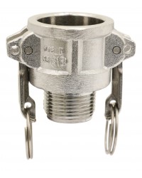 Coupleur mâle - Type B - Joints NBR - Inox 316