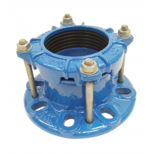 Large tolerance flange adaptor