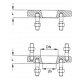 Doweled reducing flange