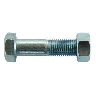 Half threaded hexagonal bolts - Zinc-plated