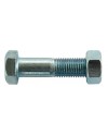 Half threaded hexagonal bolts - Zinc-plated