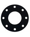 Drilled rubber flanged gaskets