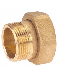 2 pieces fitting - Male / Swivel nut - Short model