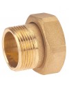 2 pieces fitting - Male / Swivel nut - Short model