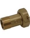 2 pieces fitting - Male / Swivel nut - Long model with flat spots