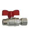 Ball valve - Pressure release - M / F captive nut