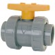 PVC ball valve - "Industrial series" - EPDM Ball seal - To bond