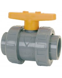 PVC ball valve - "Industrial series" - EPDM Ball seal - To bond