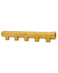 Brass manifold - M/F 3/4'' - Male 1/2'' Start