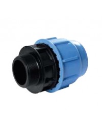 Male threaded polypropylene adaptor for PE pipe