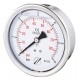 Industrial Pressure gauge - Stainless steel casing - Class 1.6 - Brass axial fitting 1/2''G - Ø 100 - Glycerine