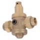 Pressure reducing valve - Brass hot forged piston type - 2 union female fittings - "Industrial series"