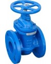 Flanged gate valve with metal wedge - Brass seat