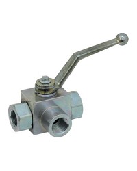 3 ways in ''L'' ball valve - Female