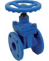 Flanged gate valve with rubber wedge - PN16 - "Short series" F4