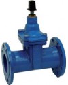 Flanged gate valve rubber wedge- NP 16 - "Long series" F5 - Manoeuvre by squares 30 x 30 mm - FSIH