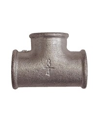 90° Equal Tee- F/F/F - Galvanized Cast Iron