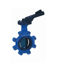 Butterfly valve - Cast iron body FGL - Notched handle - Butterfly cast iron GS - Lug type - EPDM sleeve